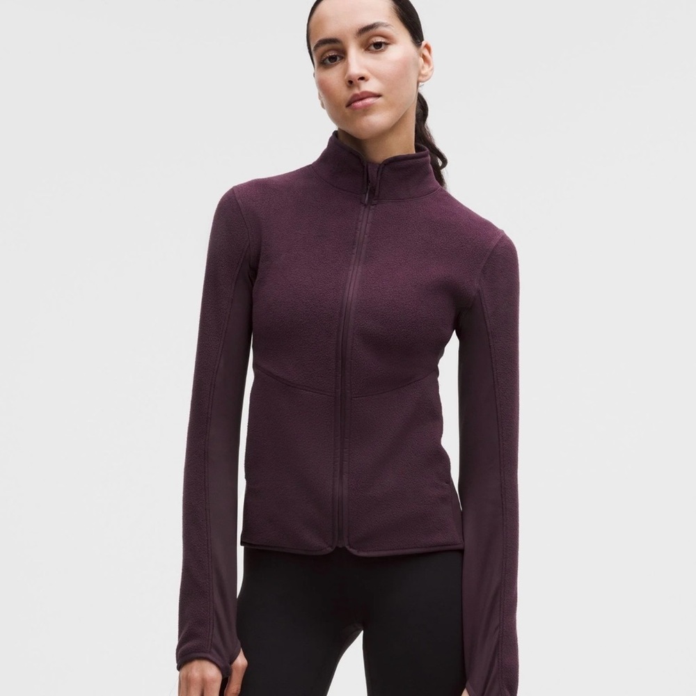 Lululemon Tumbled Fleece Running Jacket, NWT.